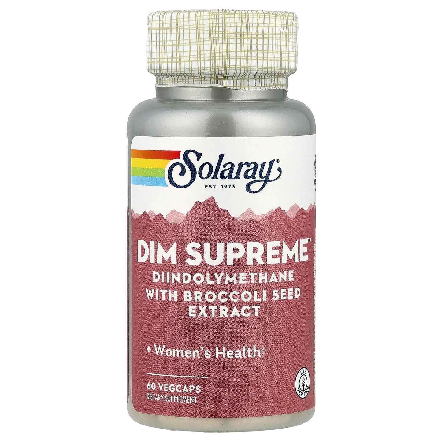 Solaray, DIM Supreme™, 60 VegCaps - Image 1