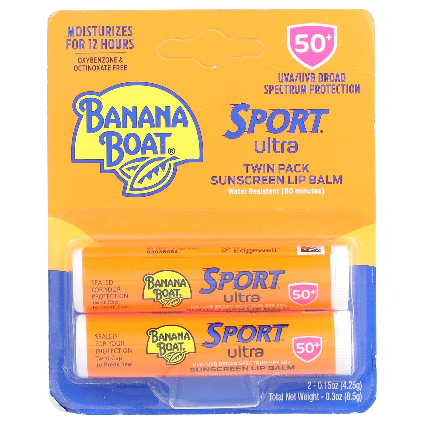 Protect Your Lips from the Sun with Banana Boat Sport Ultra Sunscreen Lip Balm, SPF 50+, 2 Pack - Image 2