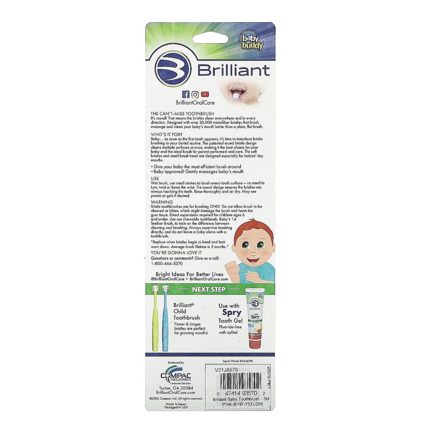 Baby Toothbrush Set - Gentle, Effective Cleaning for 4-24 Months - Image 2