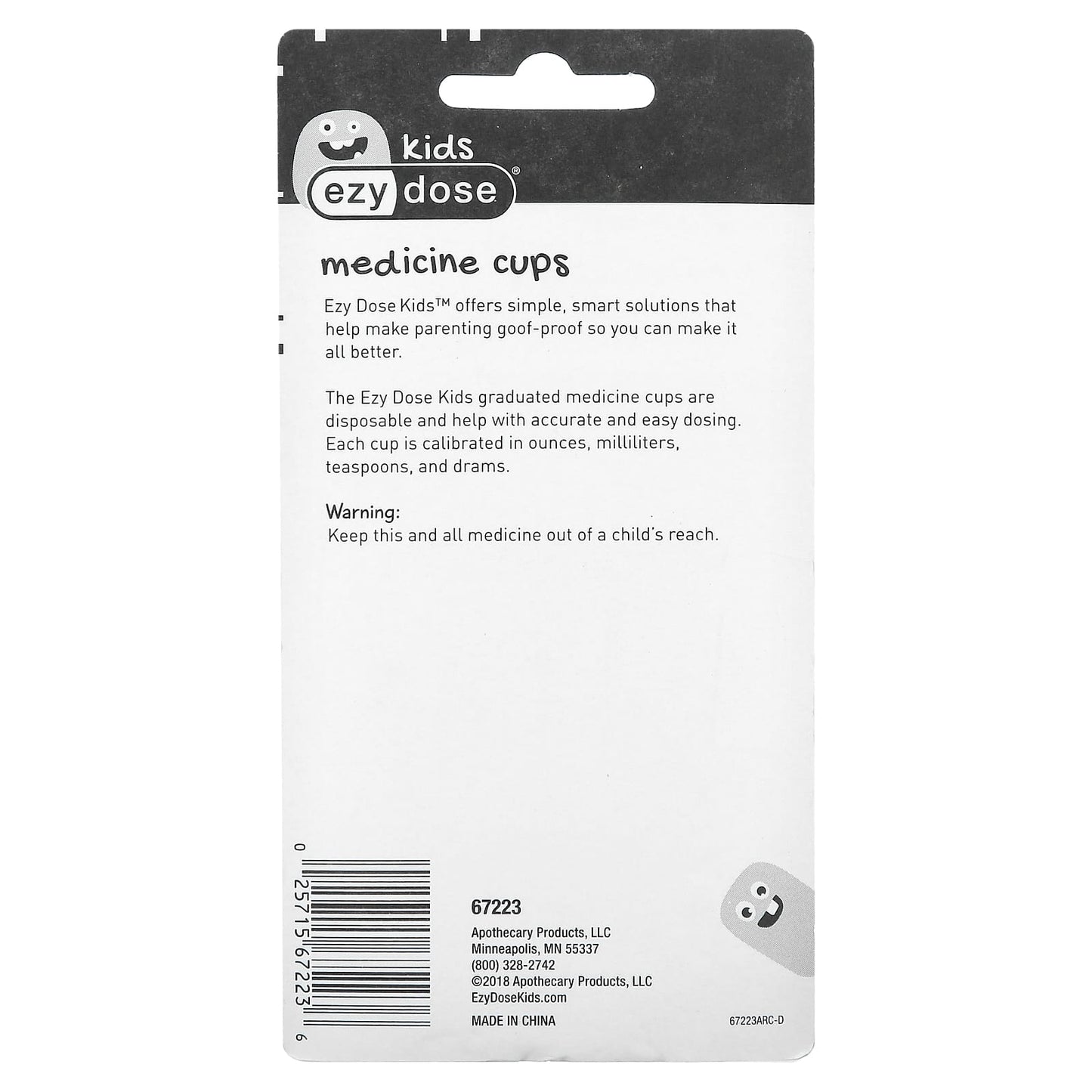 Ezy Dose Kids Medicine Cups for Accurate Dosing (10 Cups, 1 oz) - Image 2