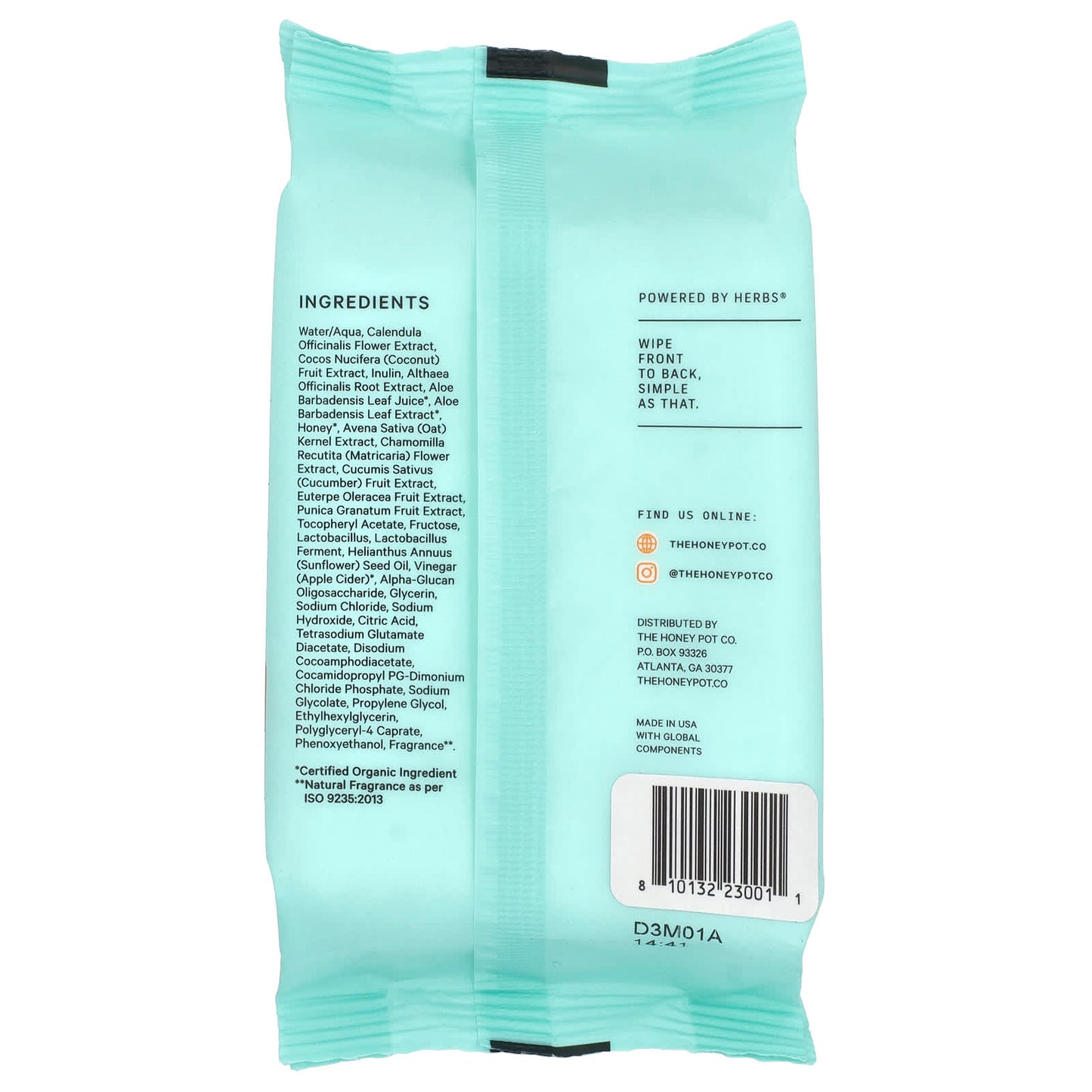 The Honey Pot Company, Prebiotic Wipes, 30 Count - Image 2