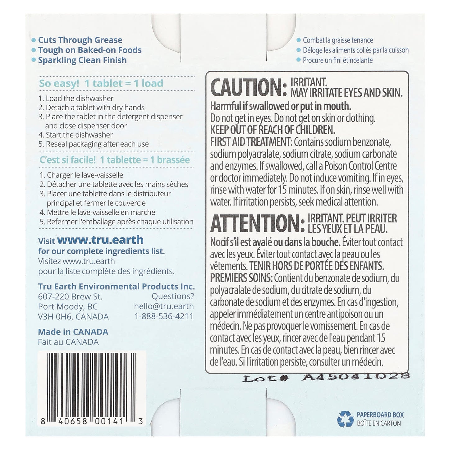Tru Earth, Dishwasher Detergent, Fragrance-Free, 30 Tablets - Image 2