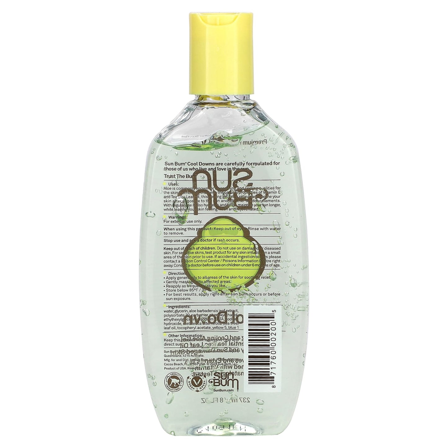 Sun Bum, Premium Hydrating After Sun Gel, 8 fl oz (237 ml) - Image 2