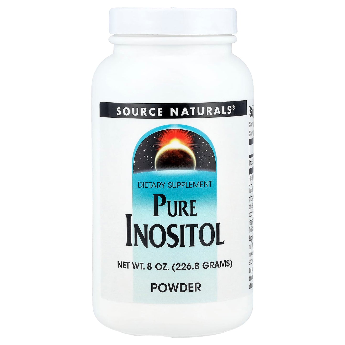 Source Naturals, Pure Inositol Powder, 8 oz (226.8 g) - Image 1