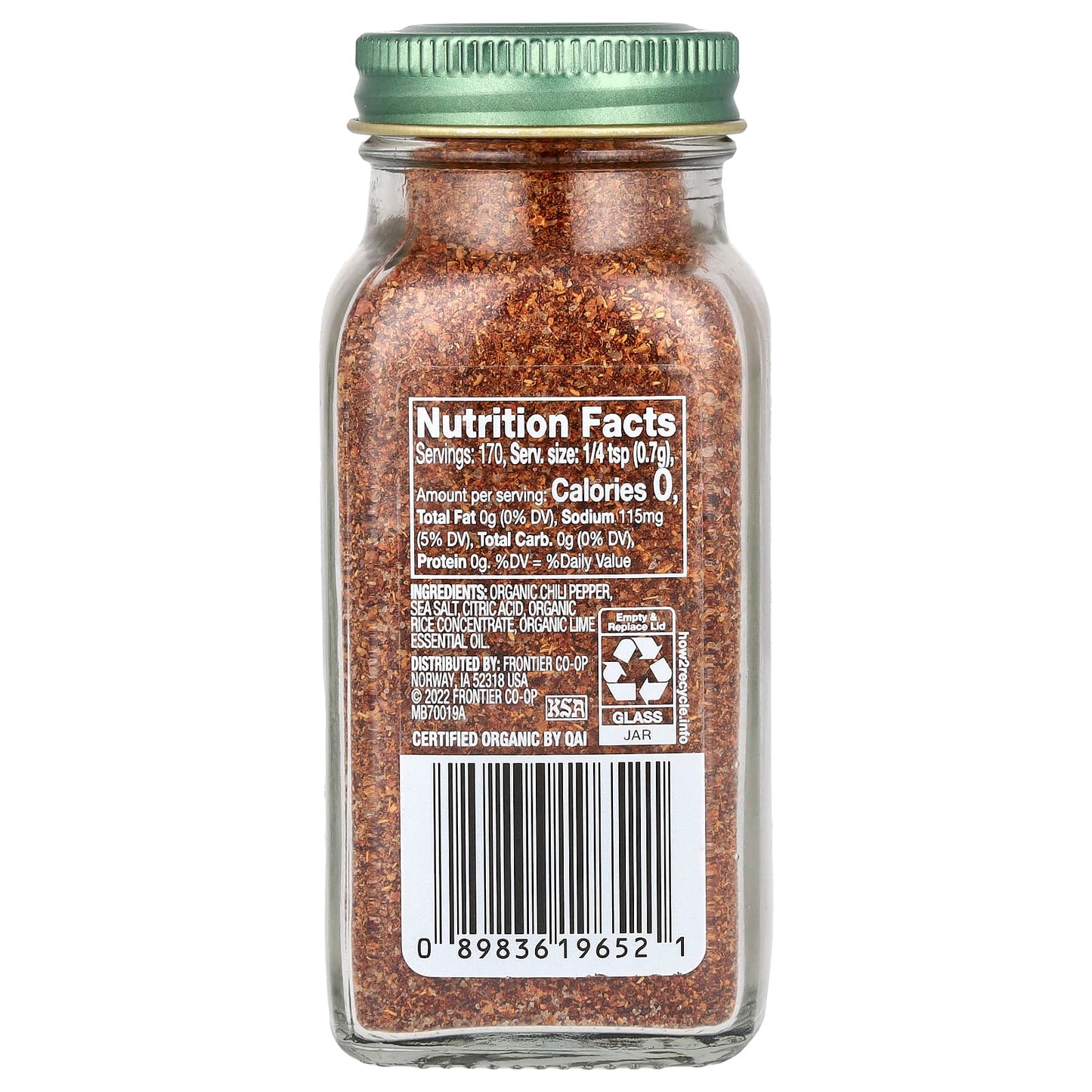 Simply Organic, Chili Lime Seasoning, 4.20 oz (119 g) - Image 2