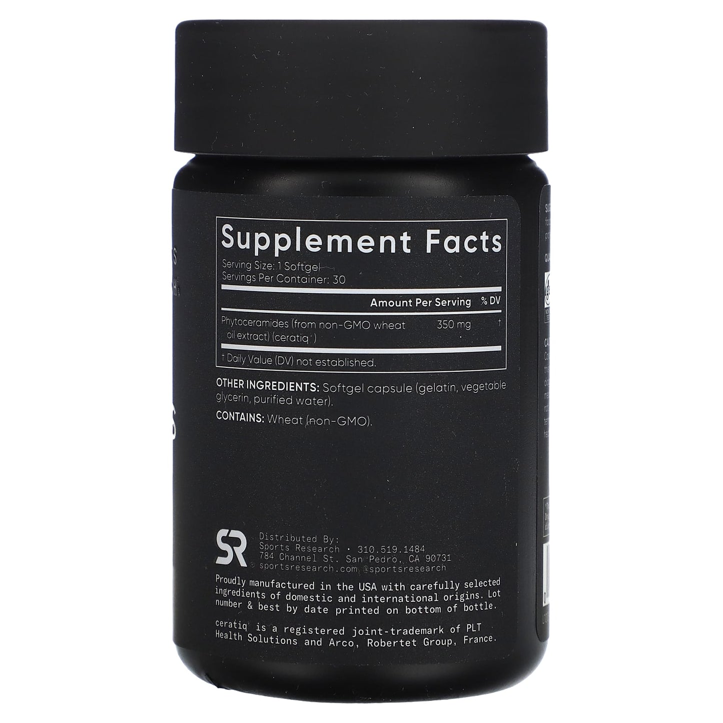 Sports Research, Phytoceramides Mini-Gels, 350 mg, 30 Softgels - Image 2