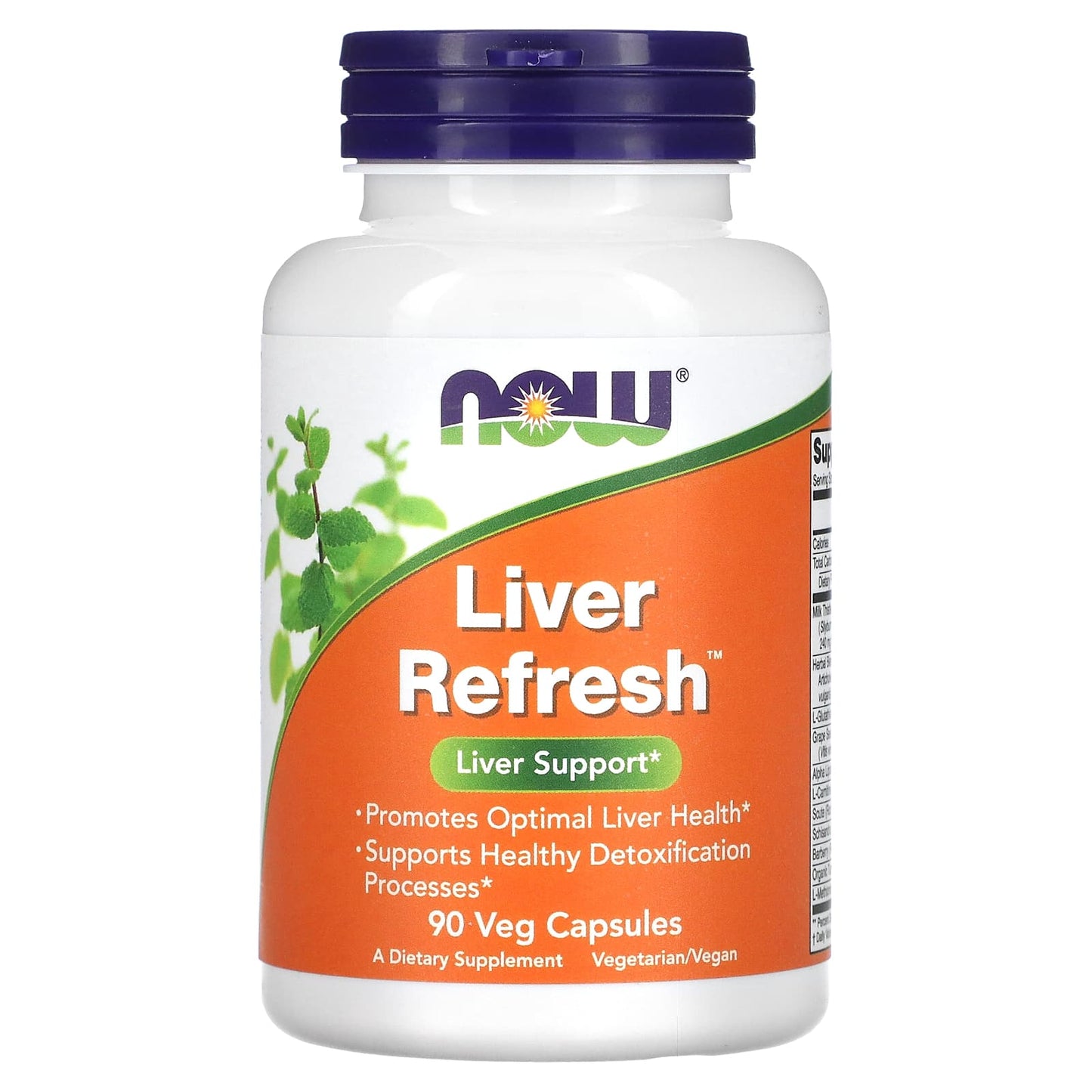 NOW Foods, Liver Refresh, 90 Veg Capsules - Image 1