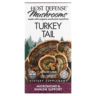 Turkey Tail Mushroom Supplement by Host Defense for Immune Support