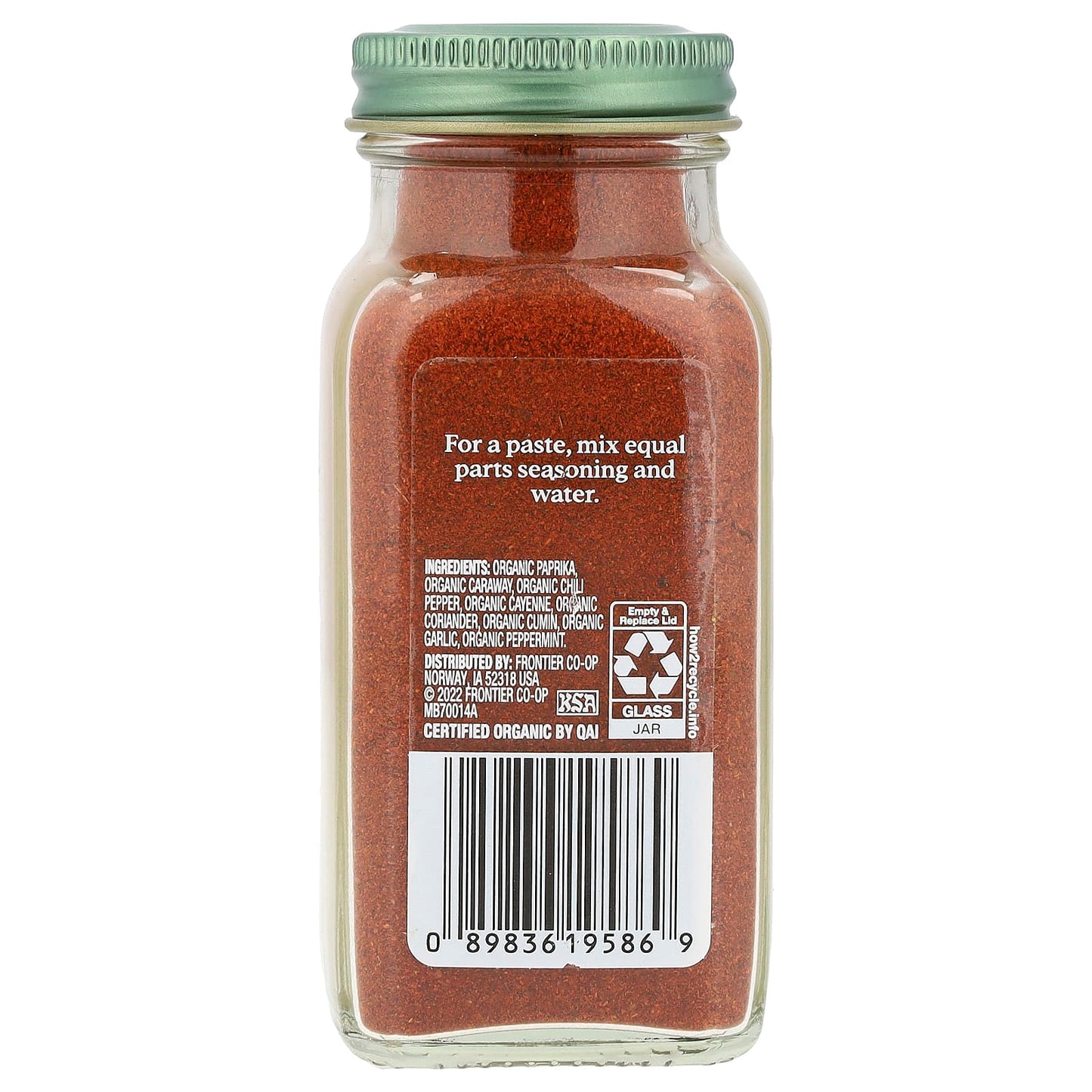 Simply Organic, Harissa Seasoning, 3.2 oz (91 g) - Image 2