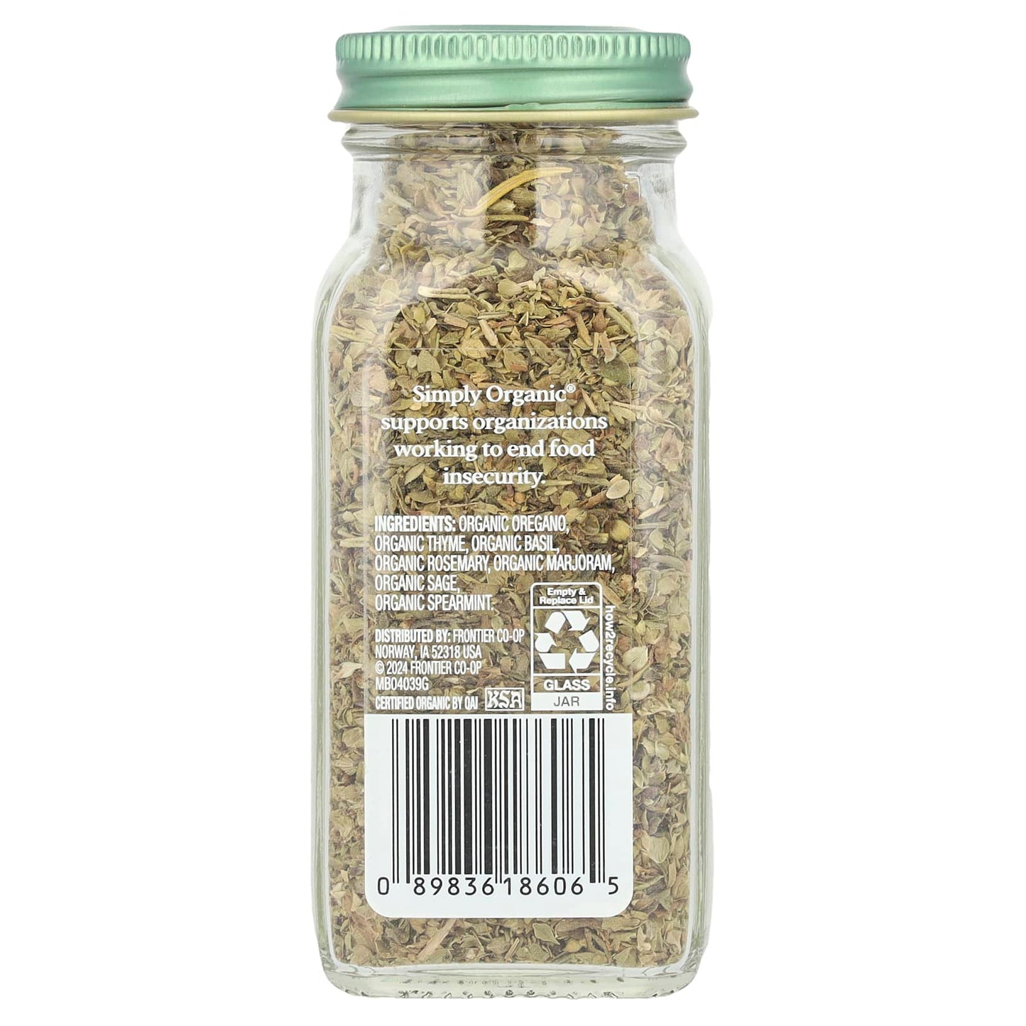 Simply Organic, Italian Seasoning, 0.95 oz (27 g) - Image 2