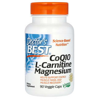 CoQ10 L-Carnitine Magnesium Supplement for Energy & Muscle Recovery