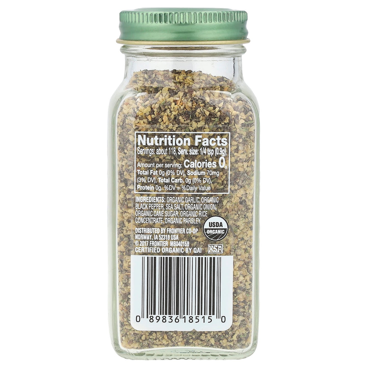 Simply Organic, Garlic Pepper, 3.73 oz (106 g) - Image 2