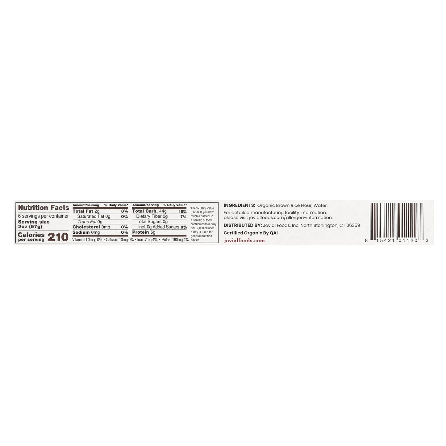Jovial, Gluten Free Spaghetti, 12 oz (340 g)