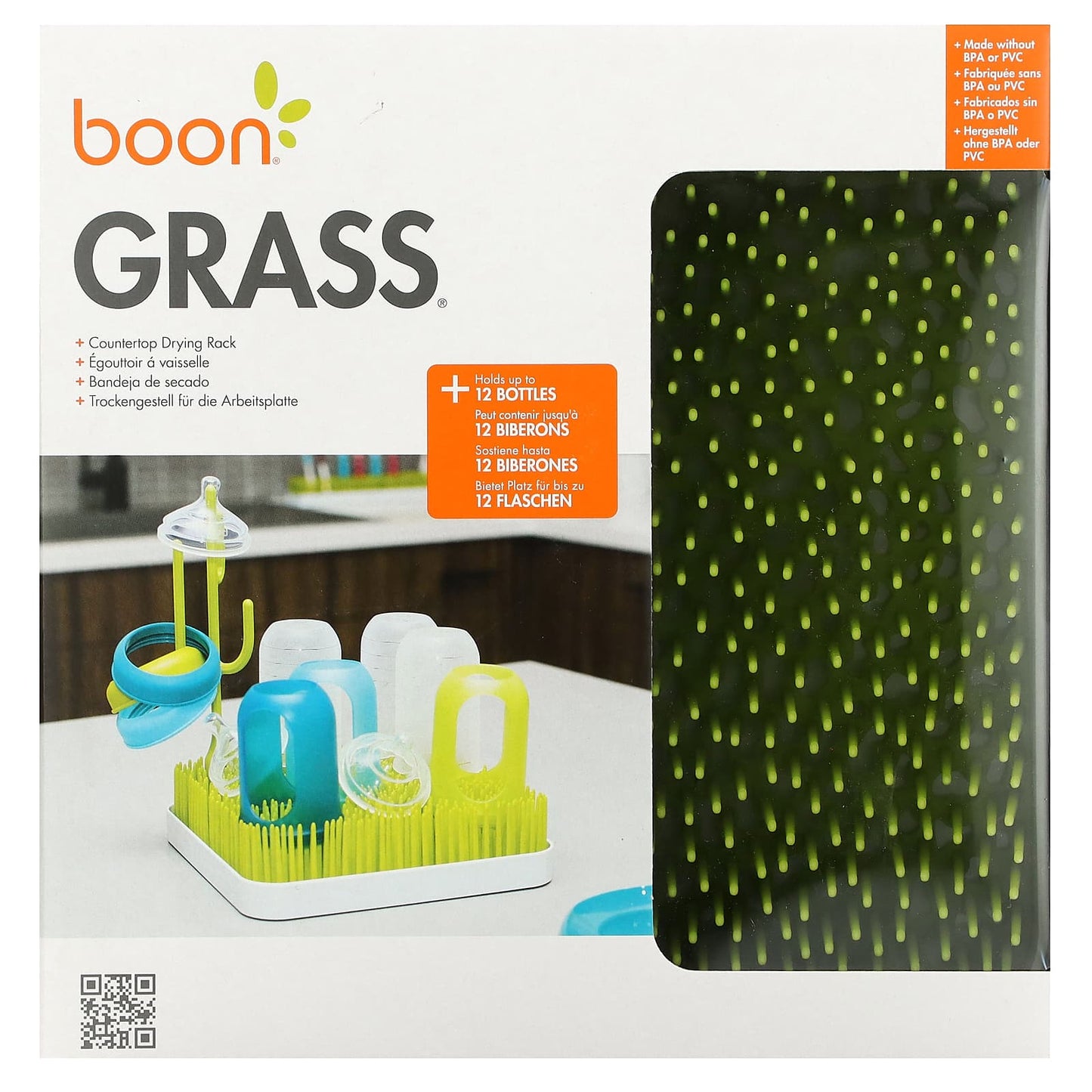 Boon, Countertop Drying Rack for Bottles and More, Easy to Clean - Image 1