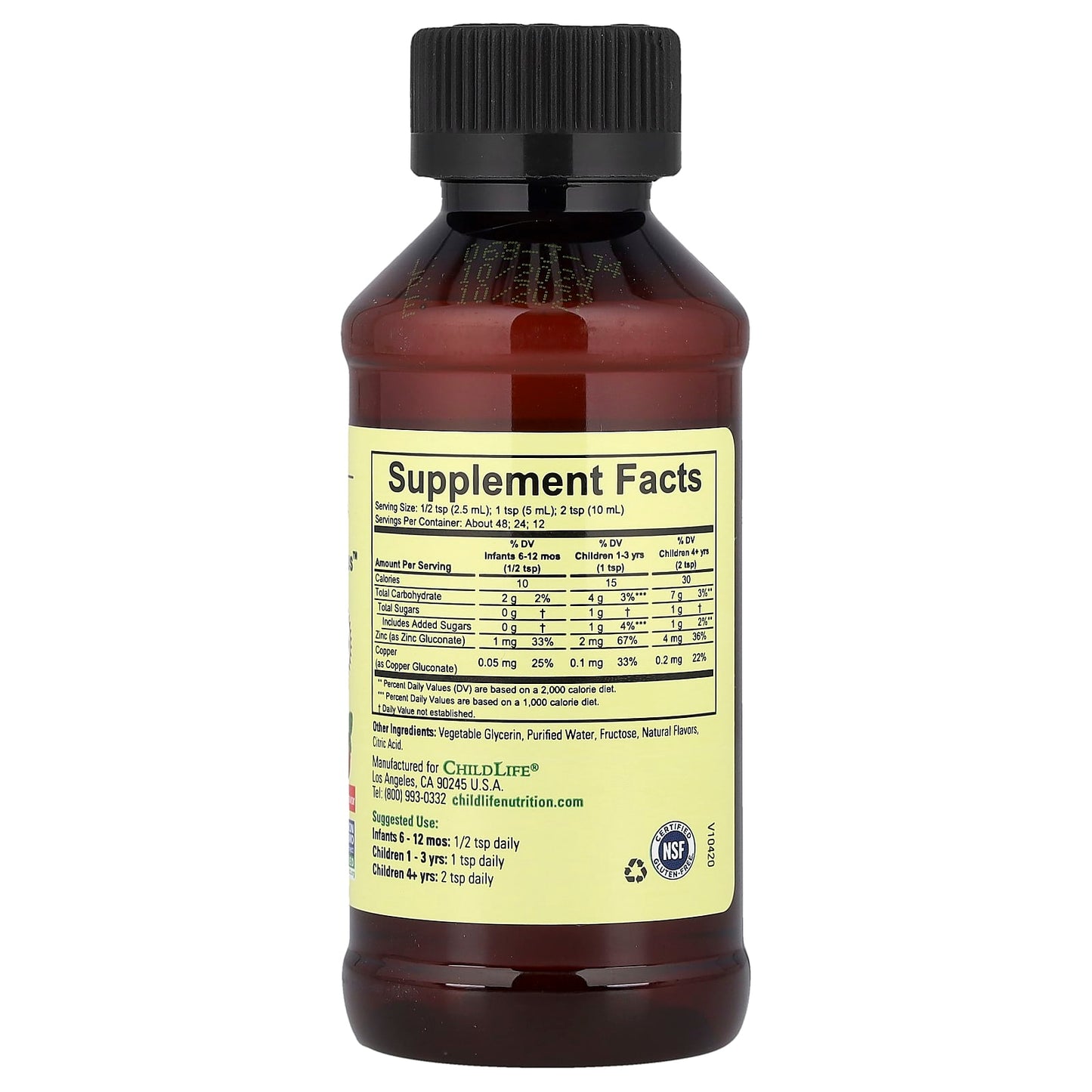 Natural Children's Immune Support - ChildLife Essentials Zinc Plus - Image 2