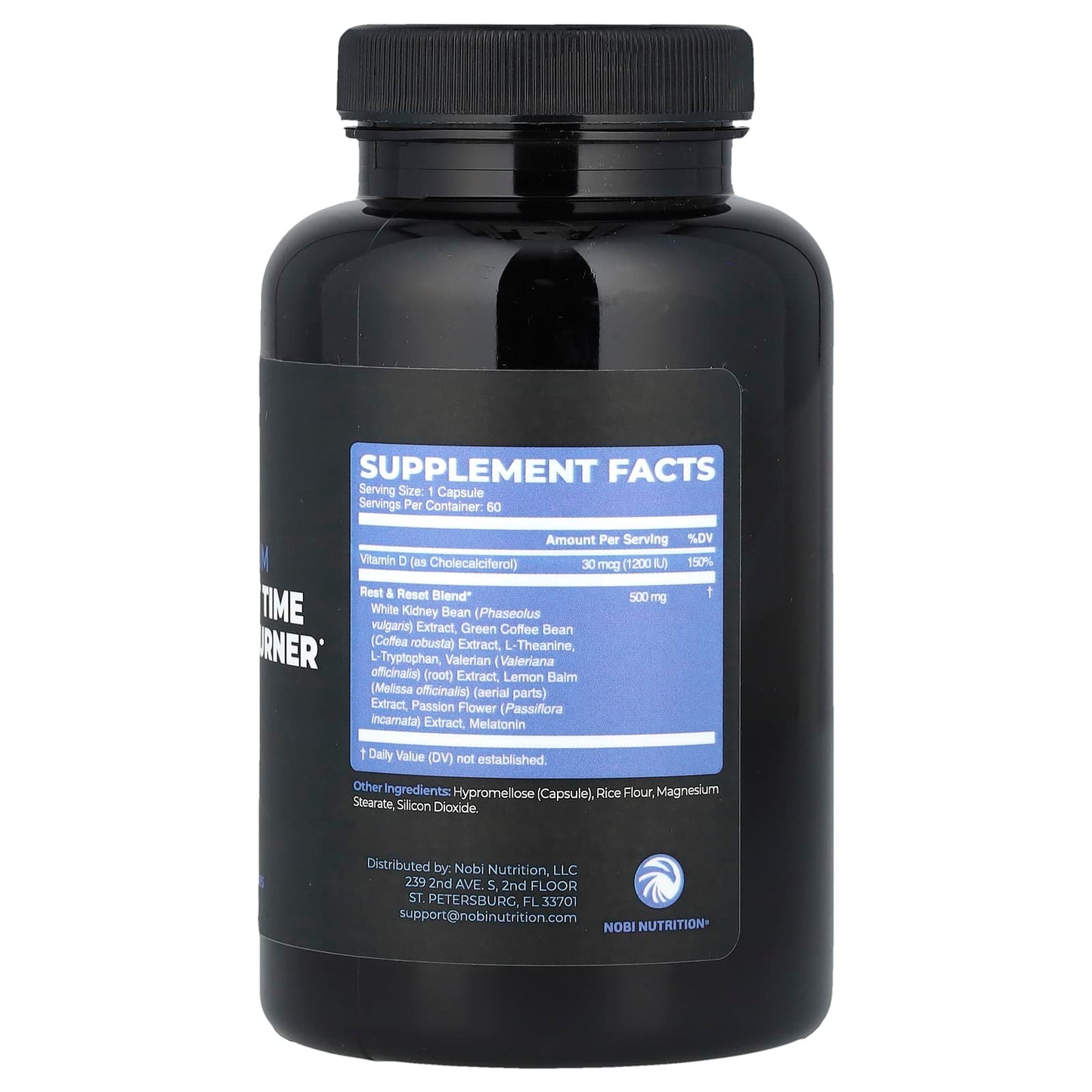 Nobi Nutrition, Premium Night Time Fat Burner, 60 Capsules - Image 2