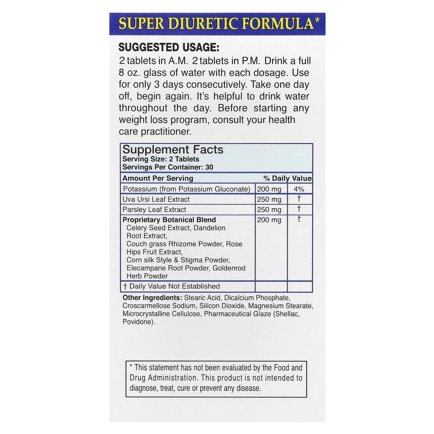 Natural Water Pills by Absolute Nutrition for Quick Weight Loss Relief - Image 2