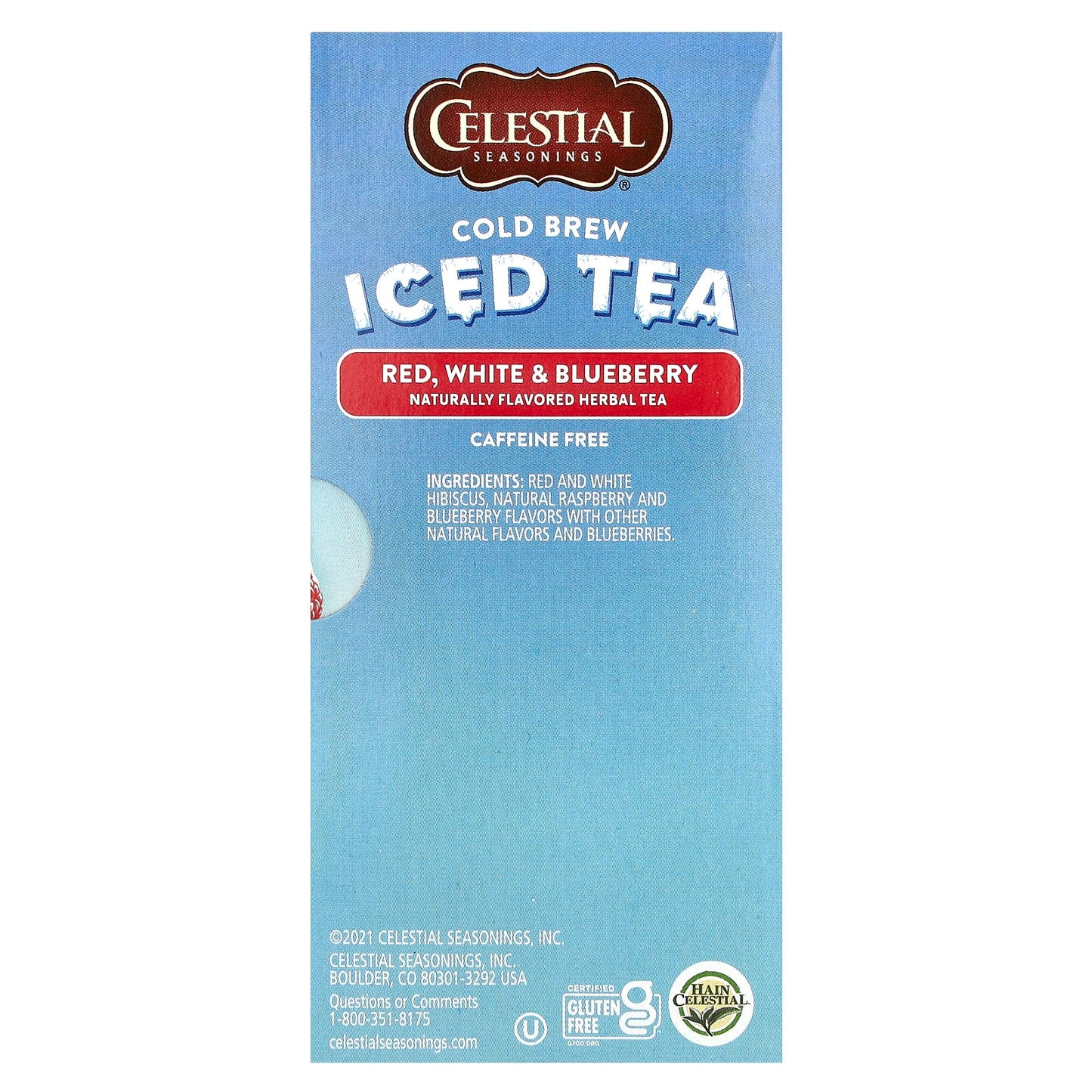Cold Brew Fruit Herbal Tea by Celestial Seasonings - Caffeine Free - Image 2