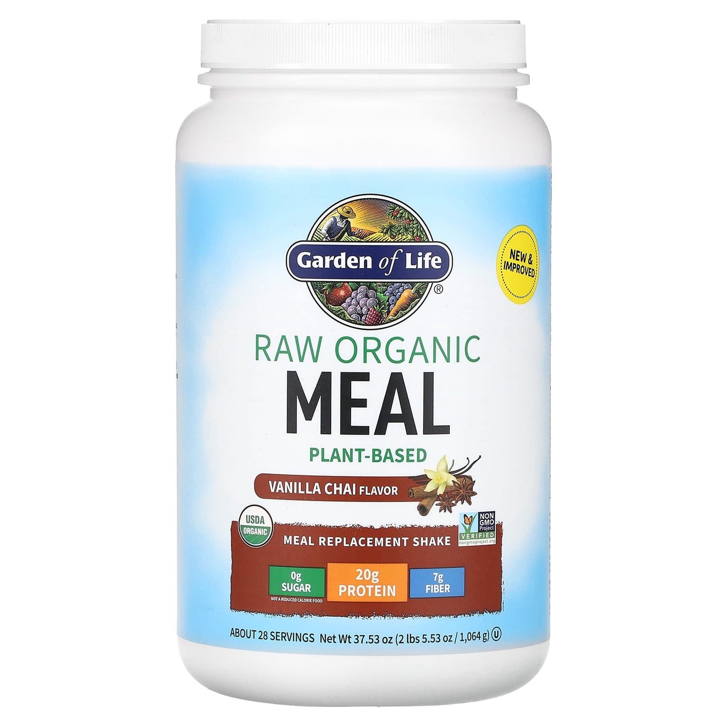 Garden of Life RAW Organic Meal Shake & Meal Replacement - Image 1