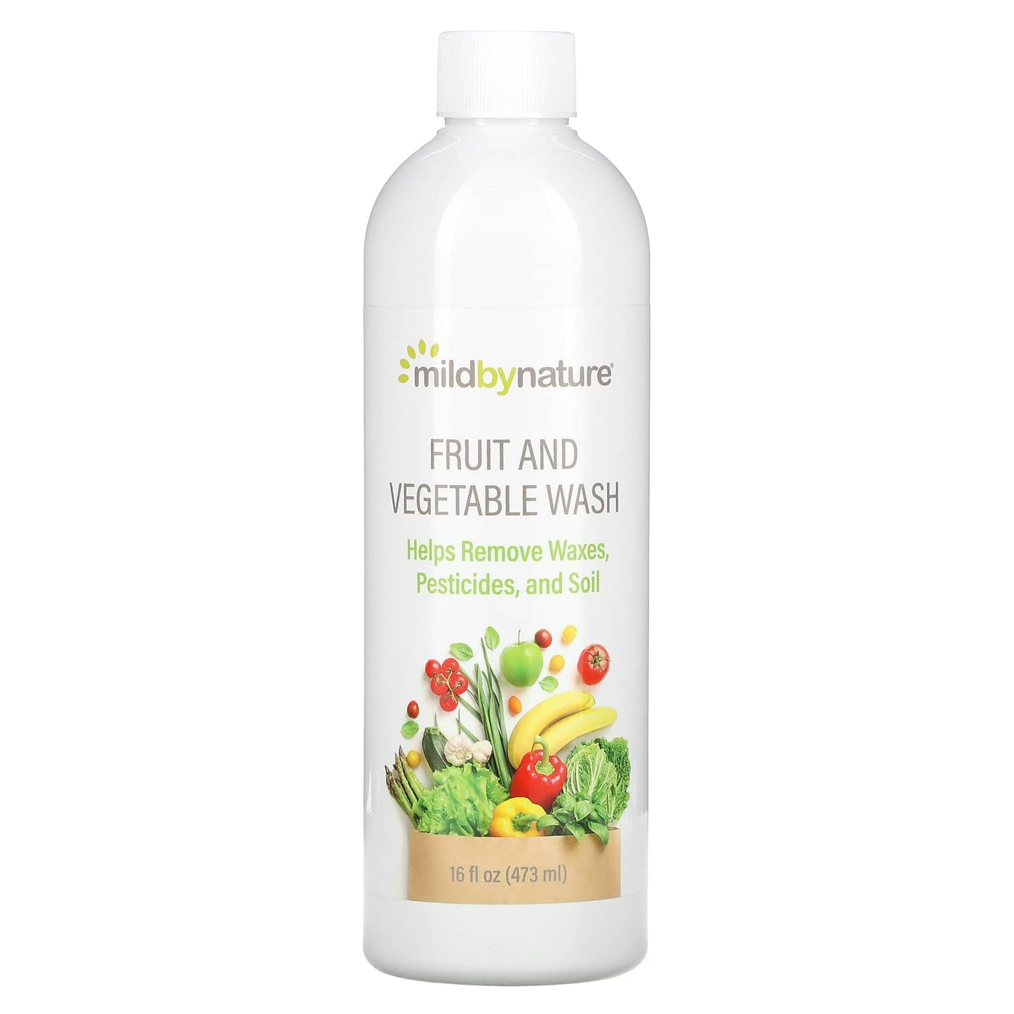 Safe & Effective Fruit & Veggie Wash, 16 fl oz by Mild By Nature - Image 1