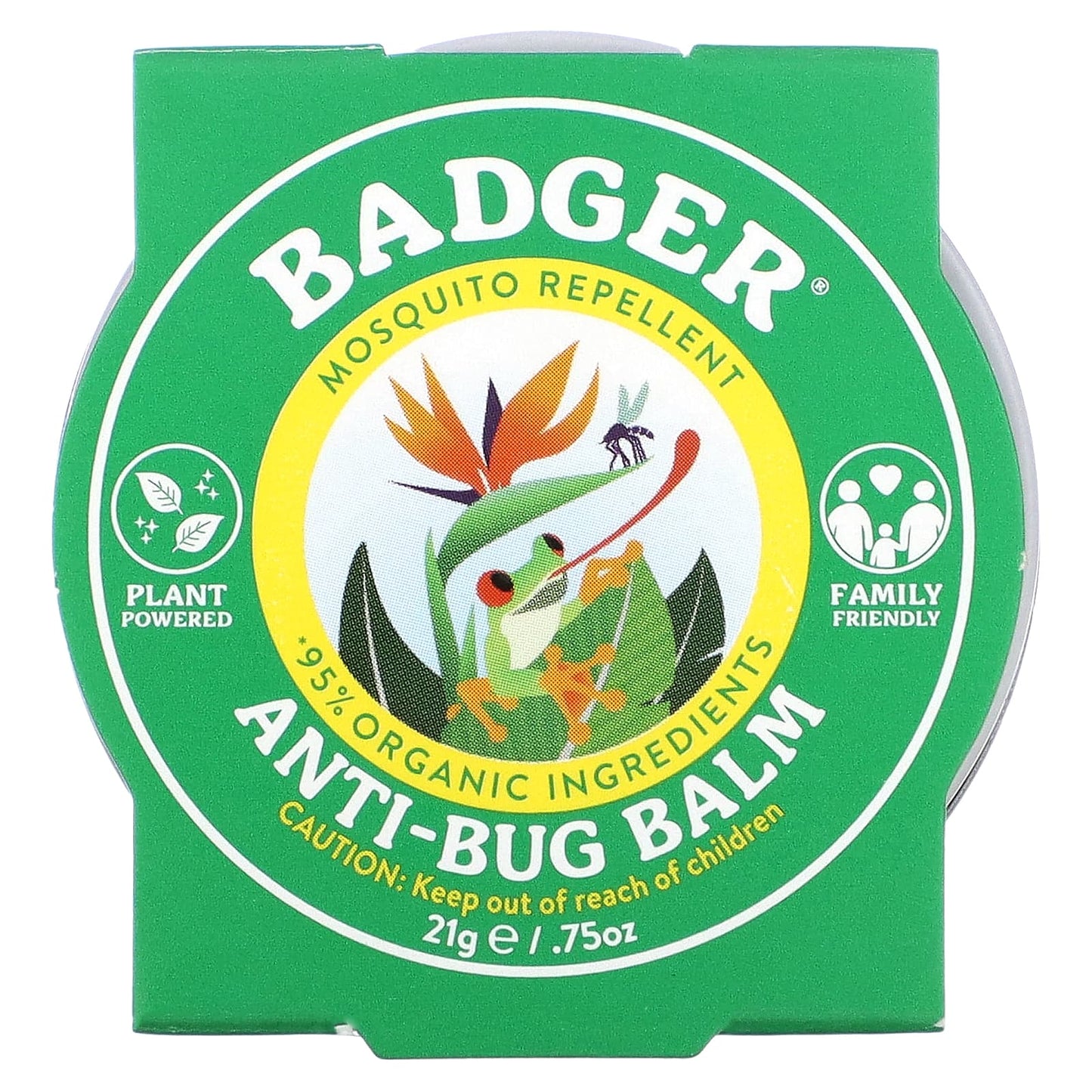 Badger Organic Anti-Bug Balm with Citronella & Rosemary - 0.75 oz - Image 2