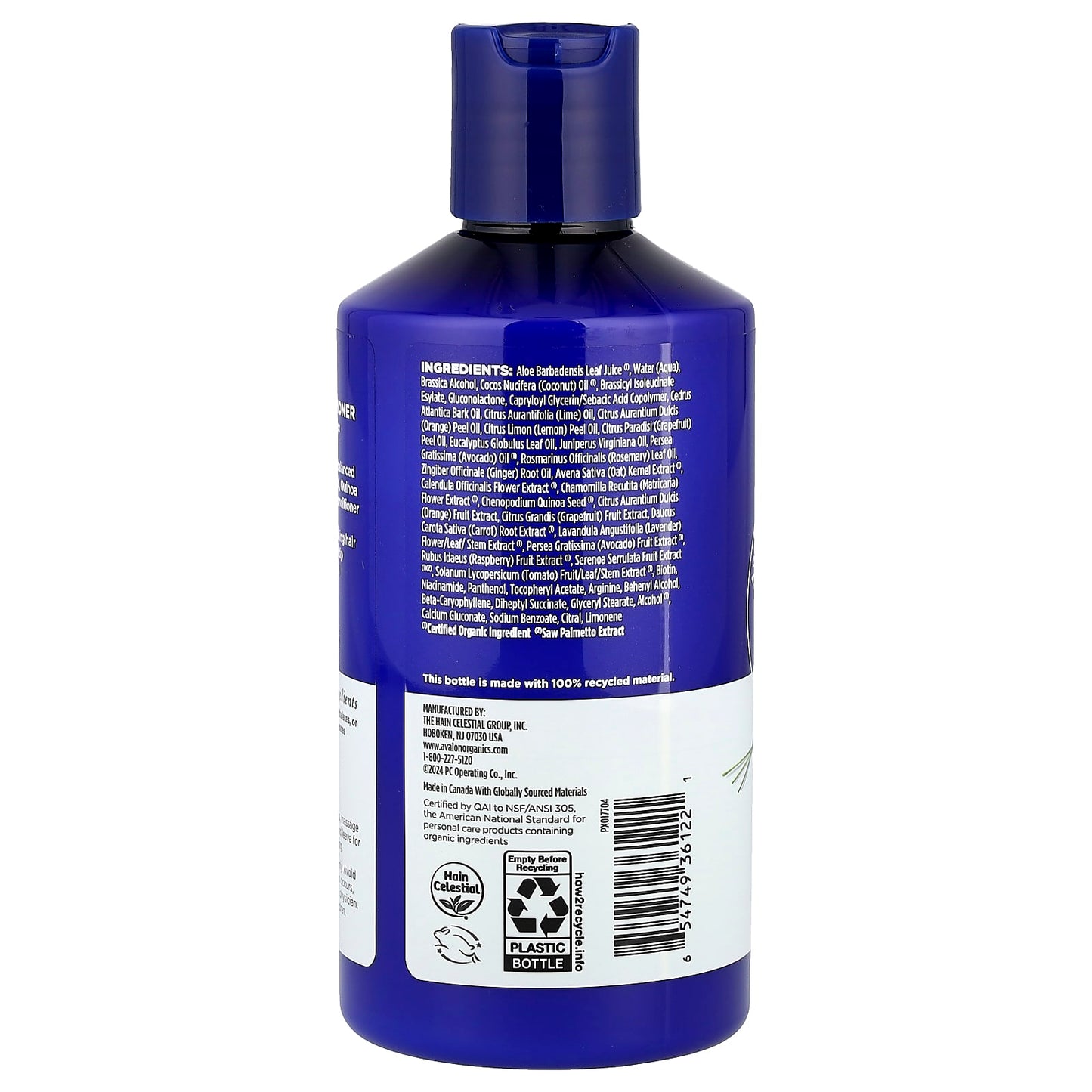Avalon Organics Thickening Conditioner | Biotin B-Complex, 14 fl oz - Image 2
