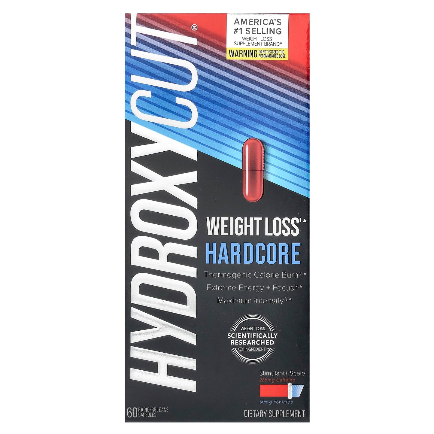 Hydroxycut Hardcore Weight Loss Supplement - 60 Capsules - Image 1