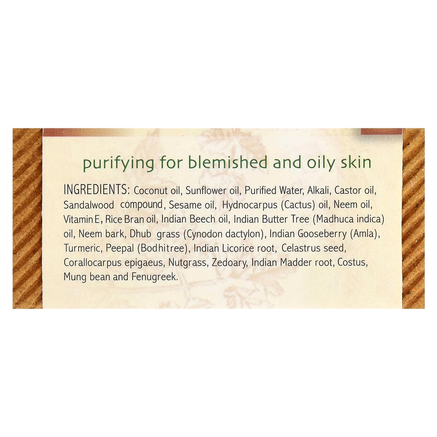 Neem Ayurvedic Soap for Oily Skin, Cruelty-Free & Vegan - Image 2