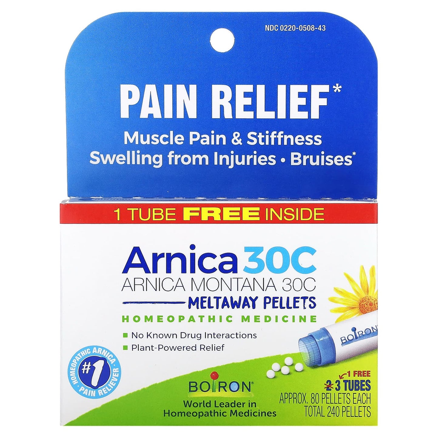 Natural Pain Relief with Arnica Montana 30C from Boiron - Image 1