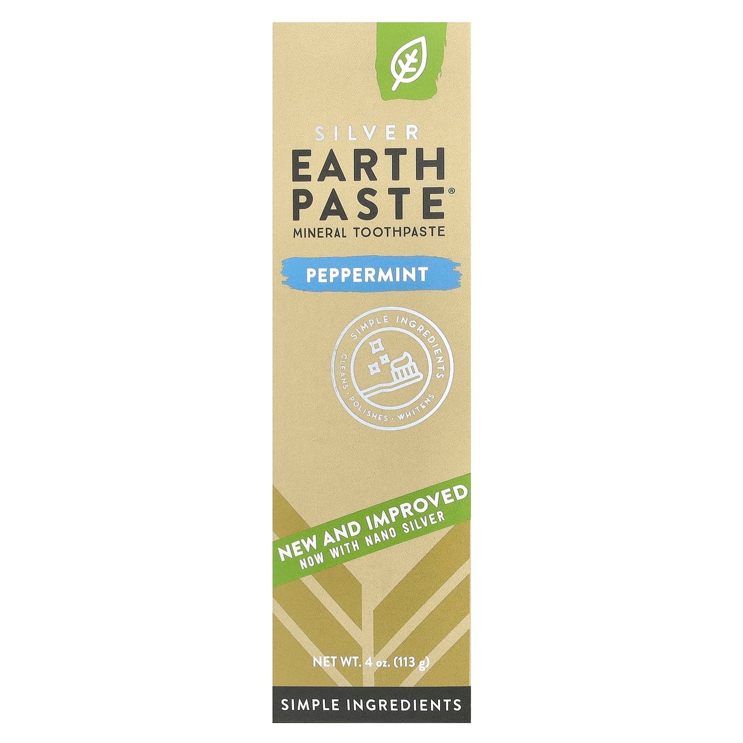 Redmond Trading Company, Silver Earth Paste®, Mineral Toothpaste, Peppermint, 4 oz (113 g) - Image 2