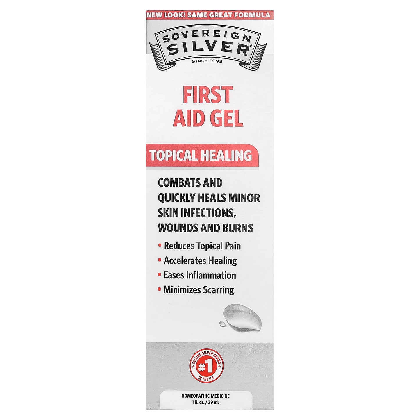 Sovereign Silver, First Aid Gel, 1 fl oz (29 ml) - Image 1