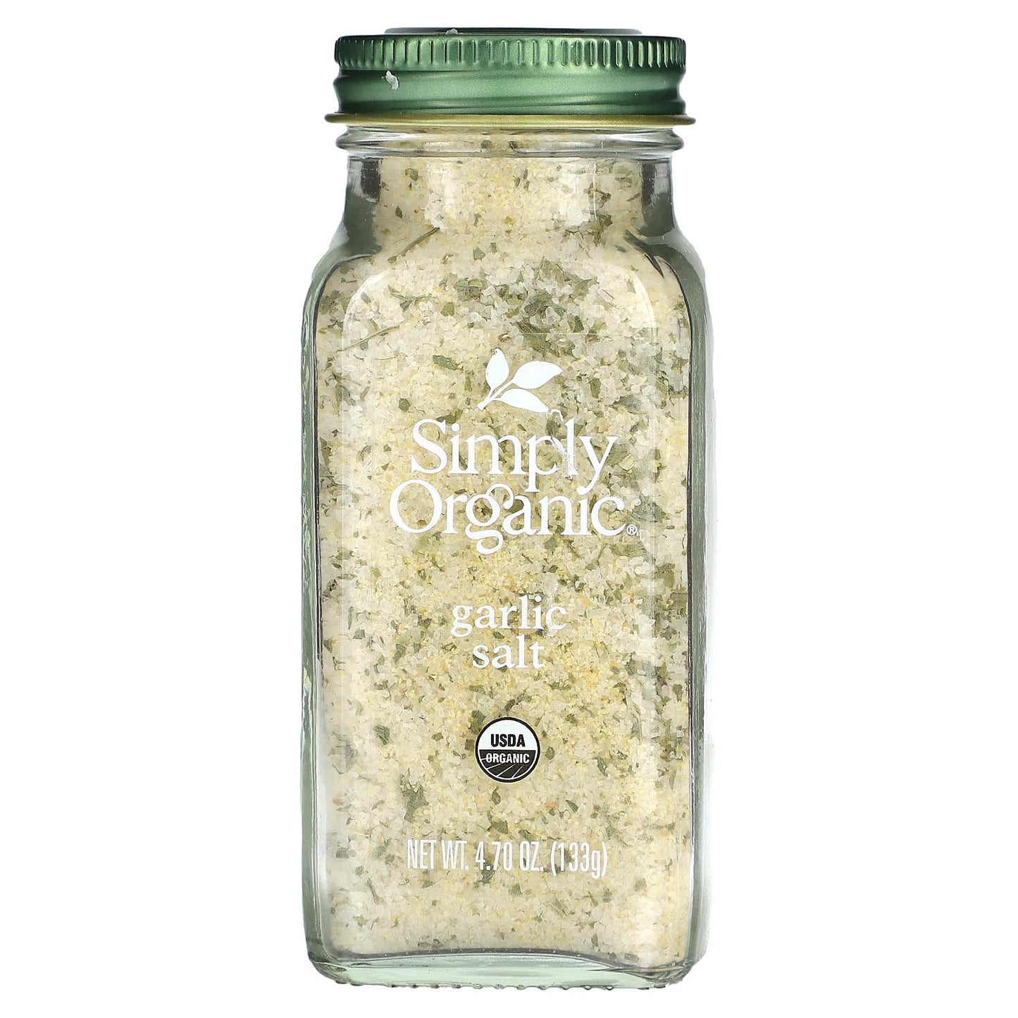 Simply Organic, Garlic Salt, 4.7 oz (133 g) - Image 1