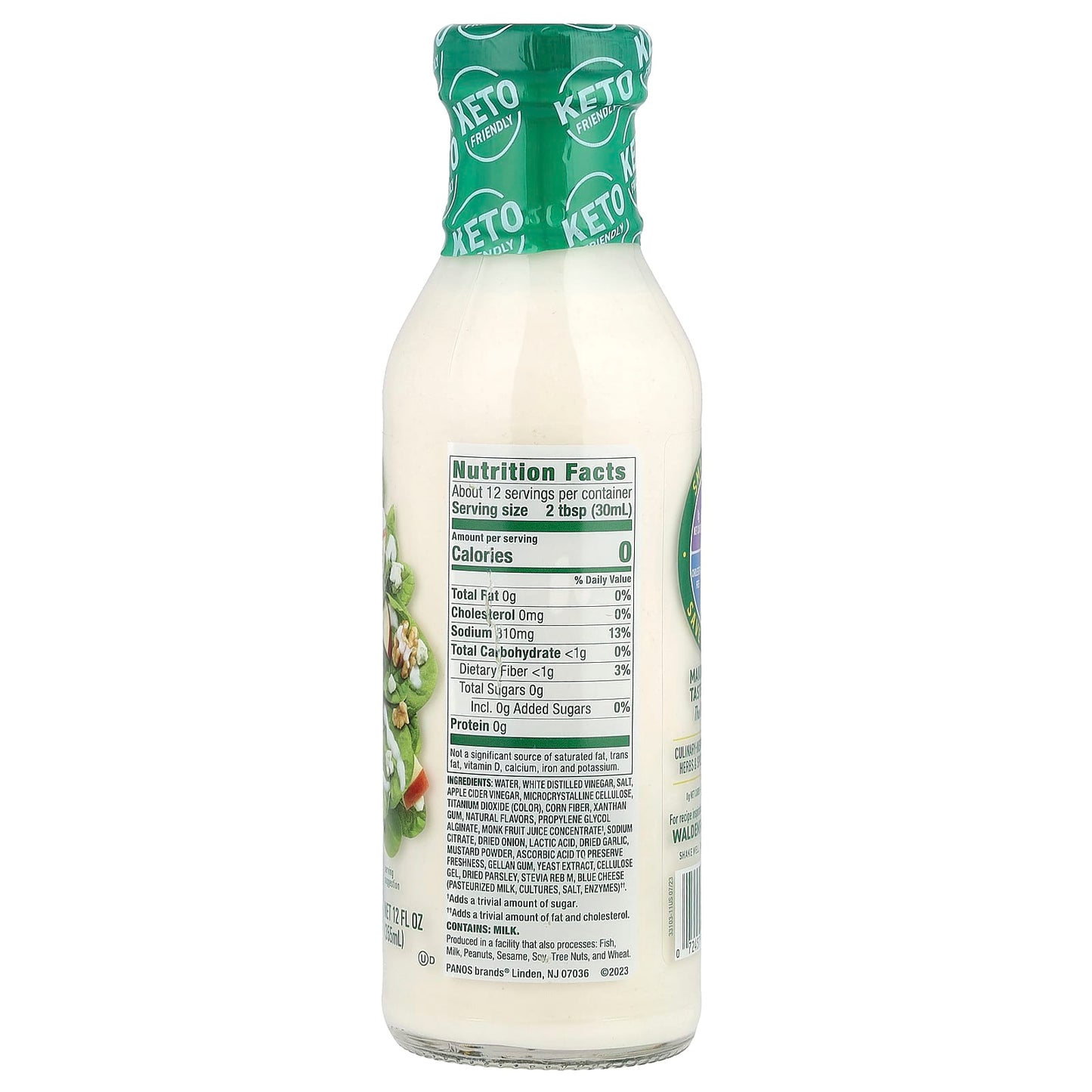Walden Farms, Bleu Cheese Dressing, 12 fl oz (355 ml) - Image 2