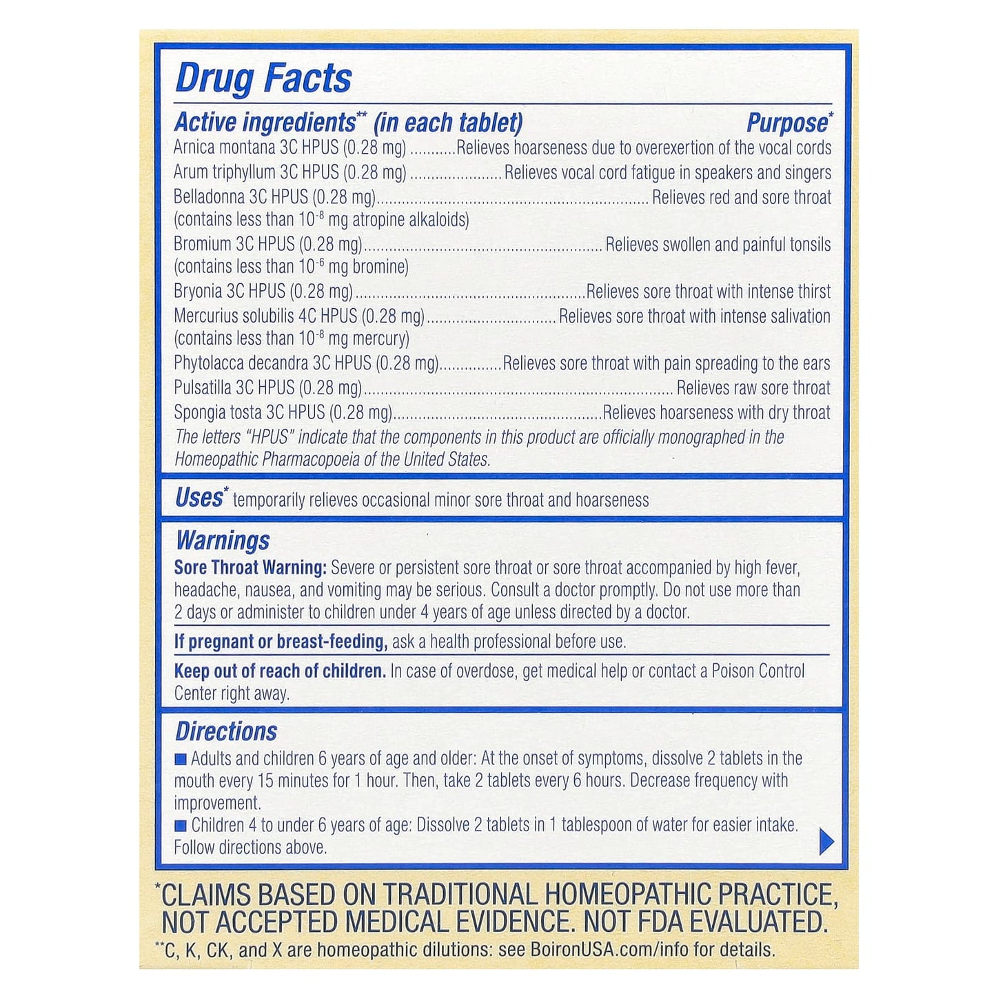 Boiron Throat Calm Sore Throat Relief for Kids 4+ - Image 2