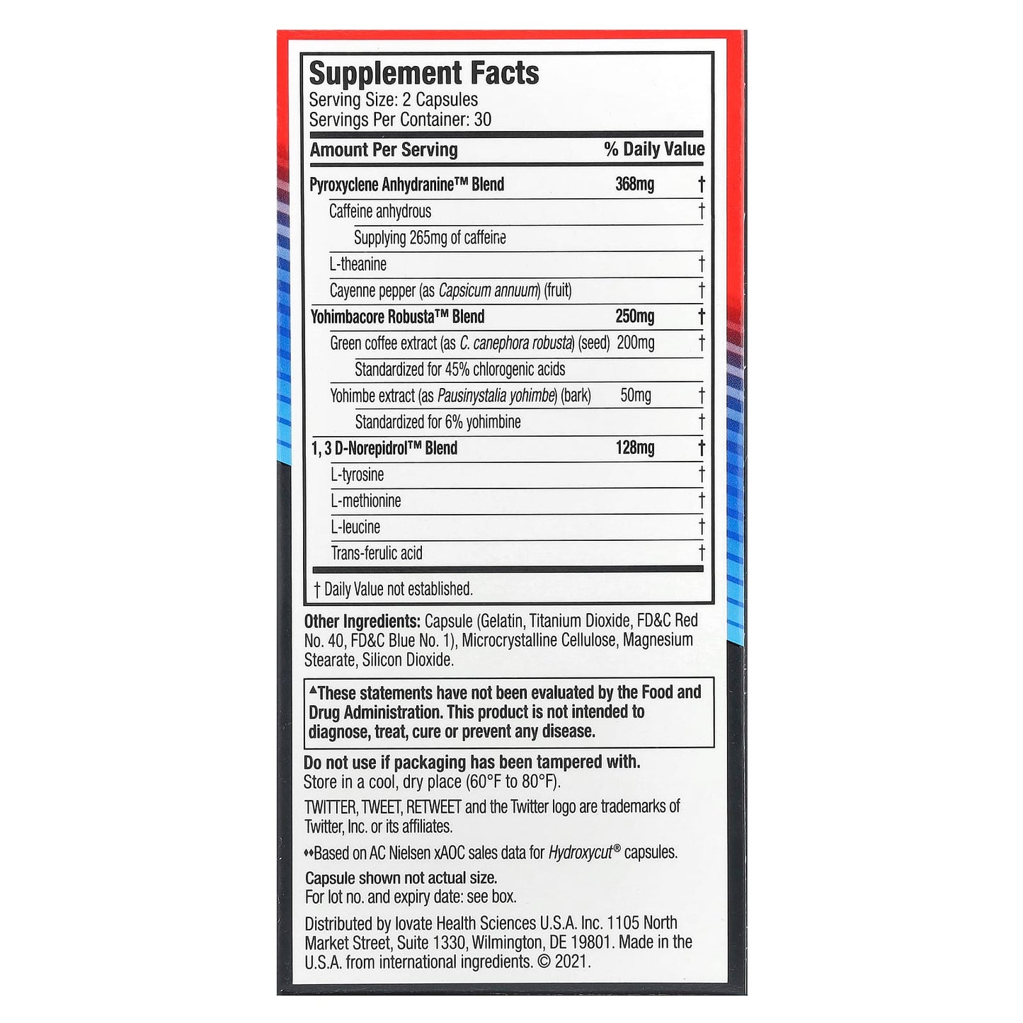 Hydroxycut Hardcore Weight Loss Supplement - 60 Capsules - Image 2