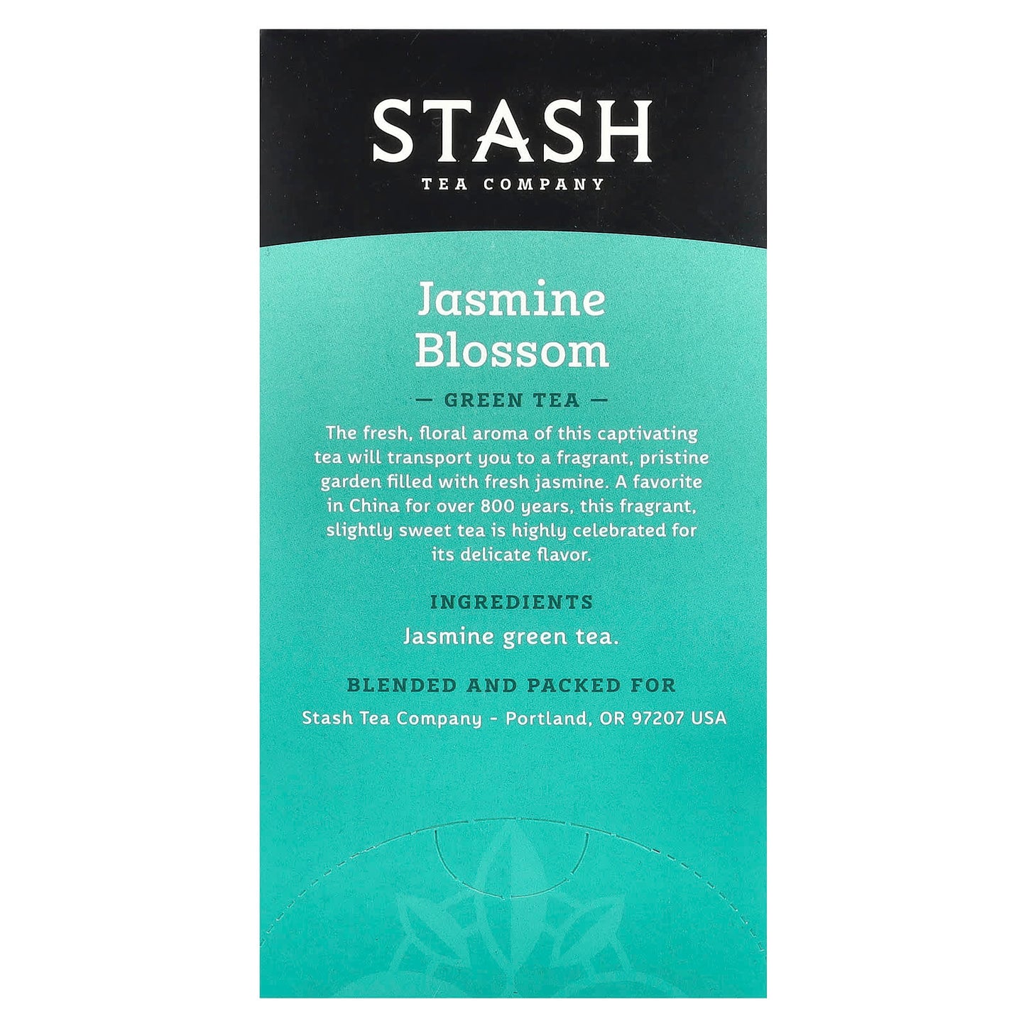 Stash Tea, Green Tea, Jasmine Blossom, 20 Tea Bags, 1.3 oz (38 g) - Image 2