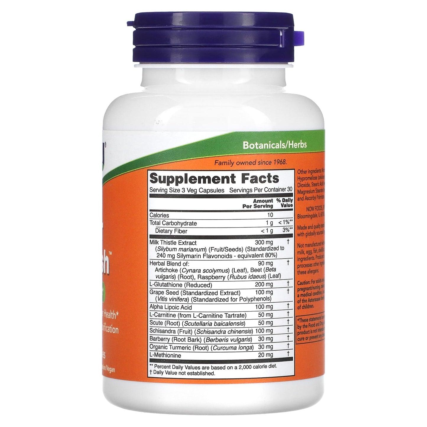 NOW Foods, Liver Refresh, 90 Veg Capsules - Image 2