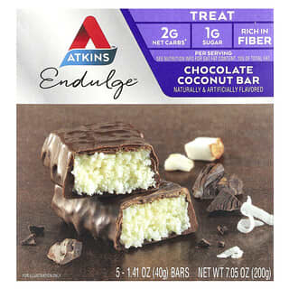 Low-Carb Chocolate Coconut Treats by Atkins - 5 Bars