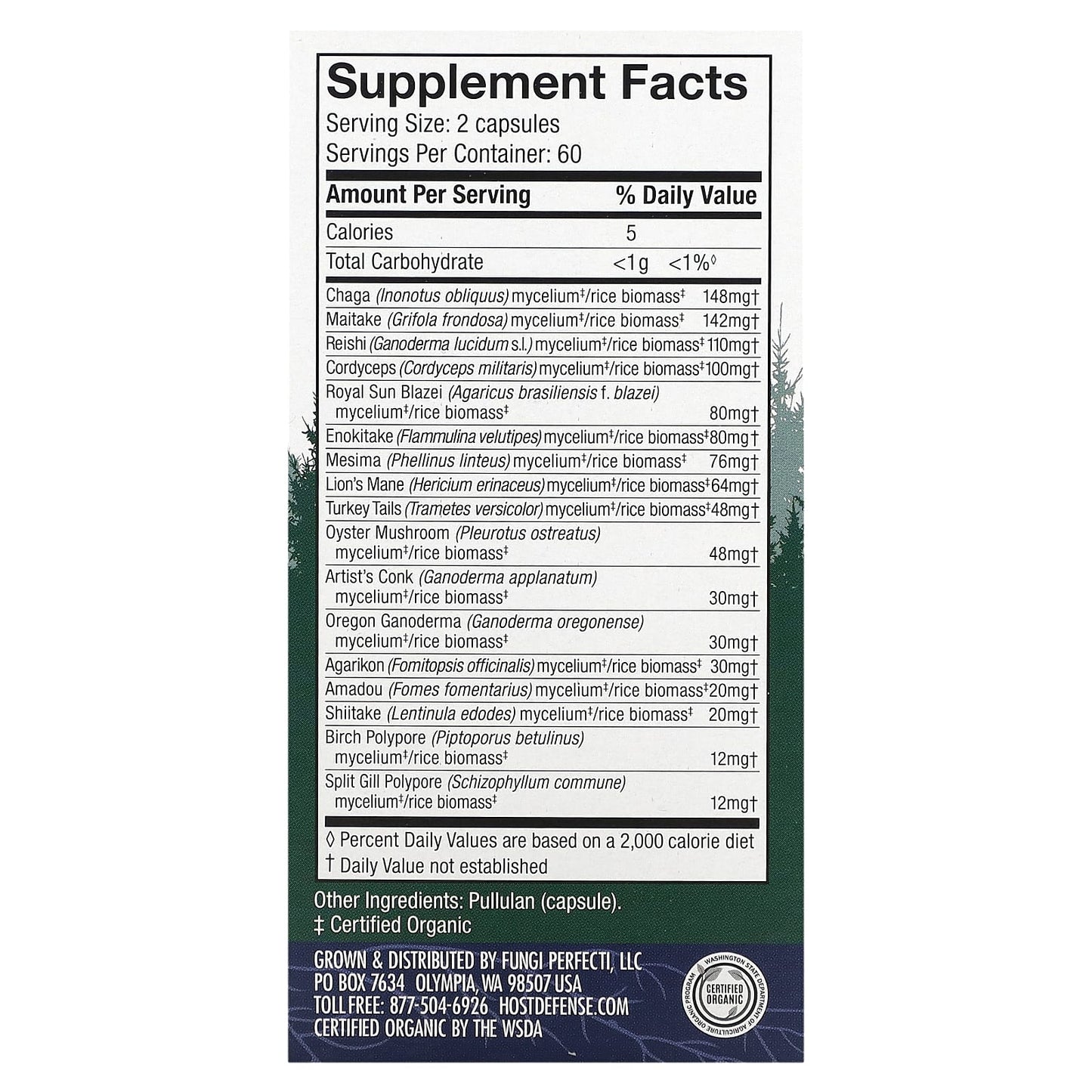Comprehensive Immune Support with Host Defense Mushrooms - Image 2