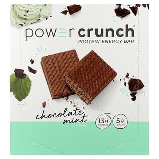 Chocolate Mint Protein Bars by BNRG, 12 Count, 13g Protein Each