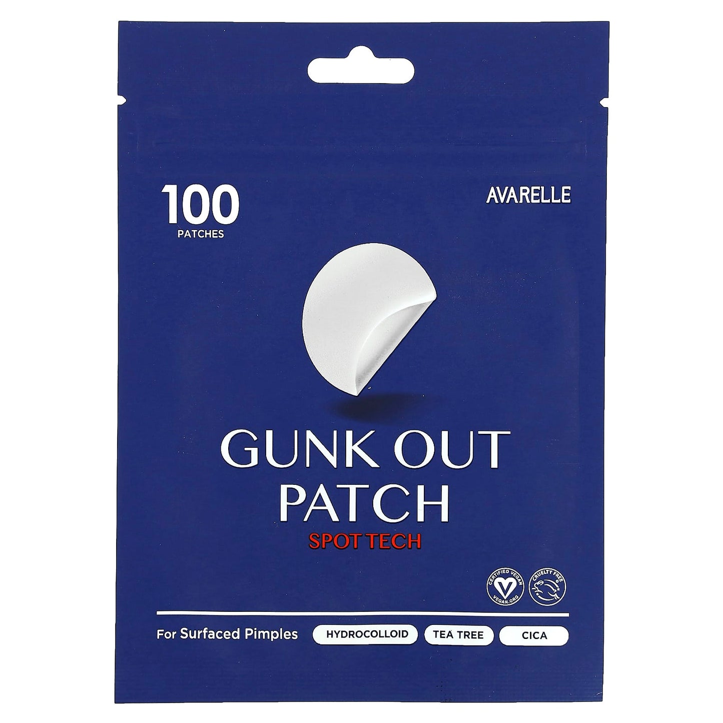 Avarelle Gunk Out Patches for Surfaced Pimples - 100 Patches - Image 1