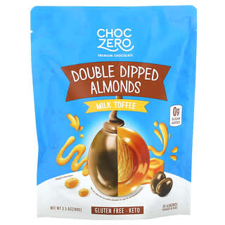 Zero Sugar Almonds by ChocZero - Double Dipped, Keto Friendly, Gluten Free