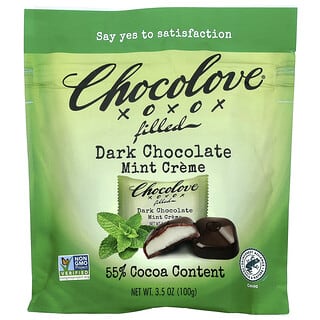 Rich Dark Chocolate with Refreshing Mint Creme, 3.5 oz (100 g) by Chocolove