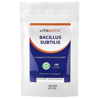 Vitamatic Bacillus Subtilis - 100 Billion CFU, 100g, Digestive Health