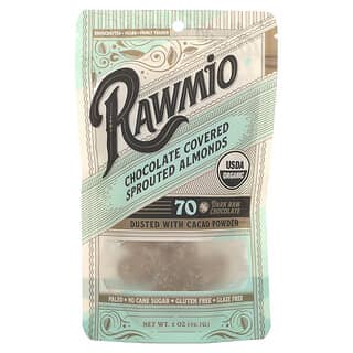 Rawmio's Decadent Vegan Dark Chocolate Sprouted Almonds, 2 oz