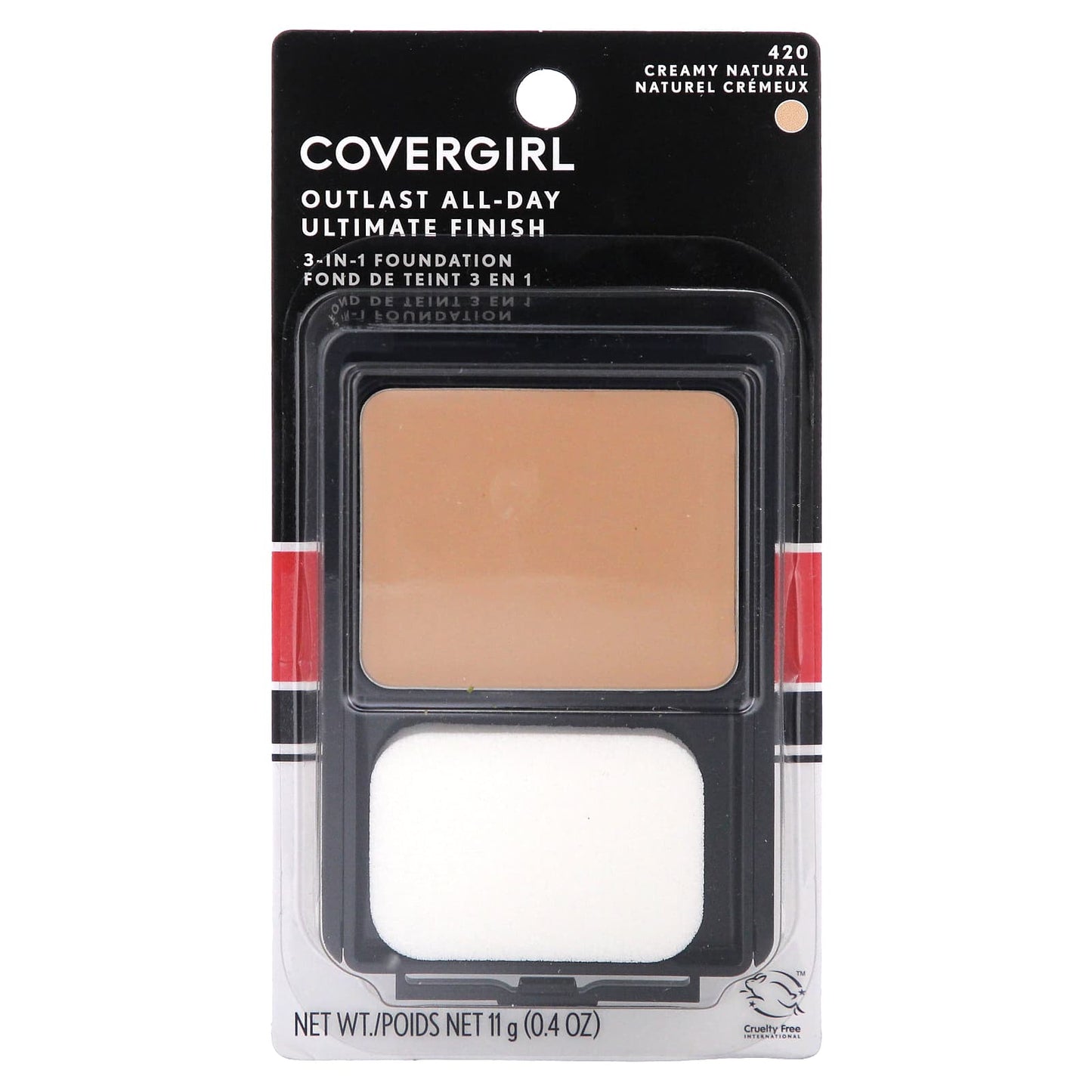 Covergirl Outlast All-Day Foundation, 3-in-1, Natural Finish - Image 2