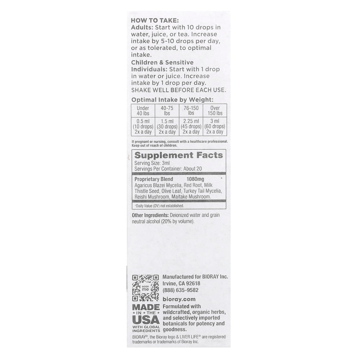 Liver Support Tonic by Bioray - Detoxify & Rejuvenate Your Body - Image 2