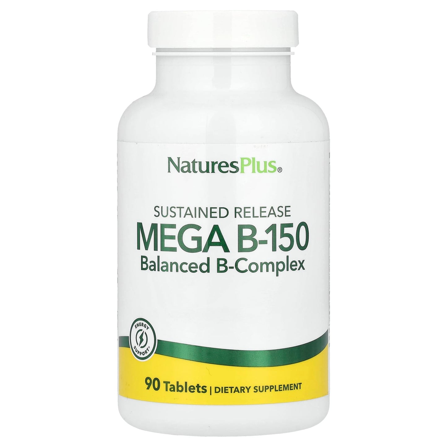 NaturesPlus, Sustained Release Mega B-150, 90 Tablets - Image 1