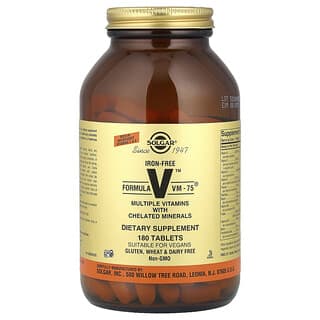 Boost Your Health with Solgar Formula V VM-75 Multivitamins