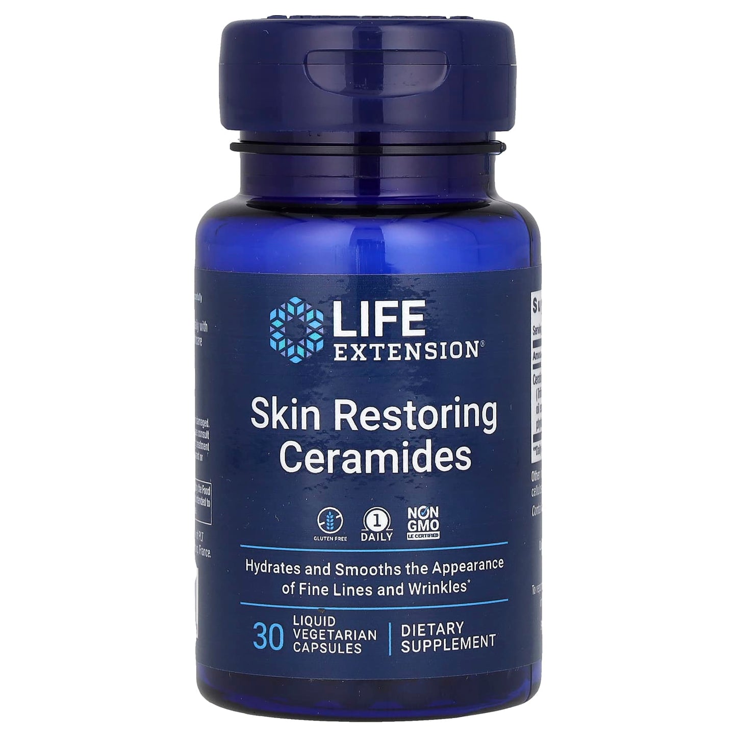 Life Extension, Skin Restoring Ceramides, 30 Liquid Vegetarian Capsules - Image 1